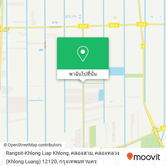 Rangsit-Khlong Liap Khlong, คลองสาม, คลองหลวง (Khlong Luang) 12120 แผนที่