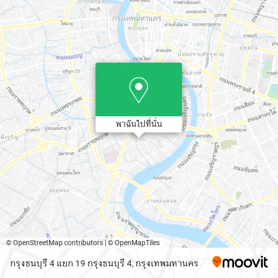 กรุงธนบุรี 4 แยก 19 กรุงธนบุรี 4 แผนที่