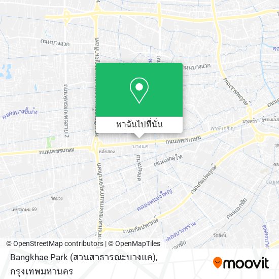 Bangkhae Park (สวนสาธารณะบางแค) แผนที่