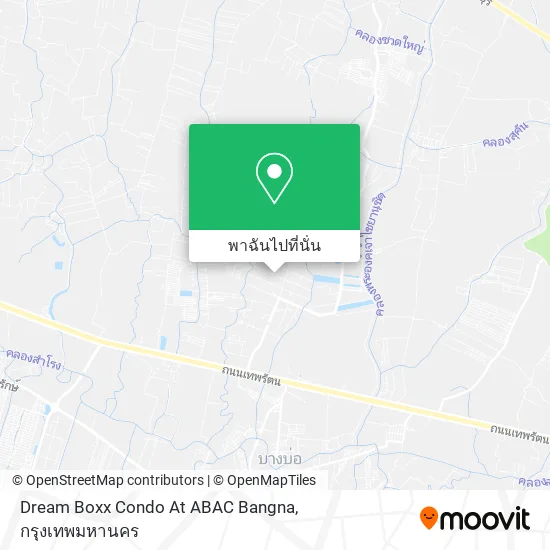 Dream Boxx Condo At ABAC Bangna แผนที่
