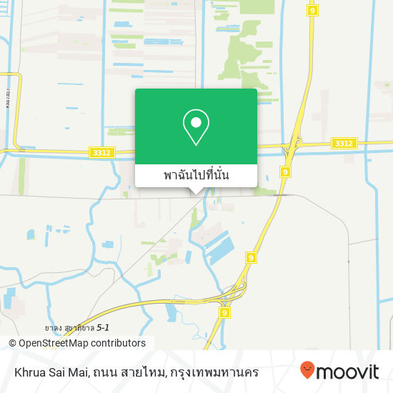 Khrua Sai Mai, ถนน สายไหม แผนที่