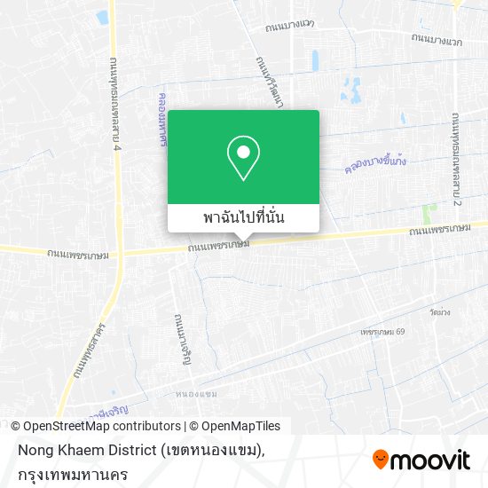 Nong Khaem District (เขตหนองแขม) แผนที่