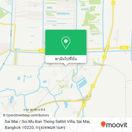 Sai Mai / Soi Mu Ban Thong Sathit Villa, Sai Mai, Bangkok 10220 แผนที่