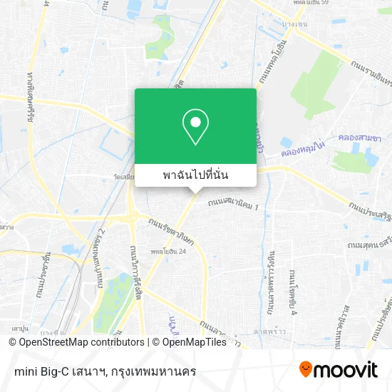 mini Big-C เสนาฯ แผนที่