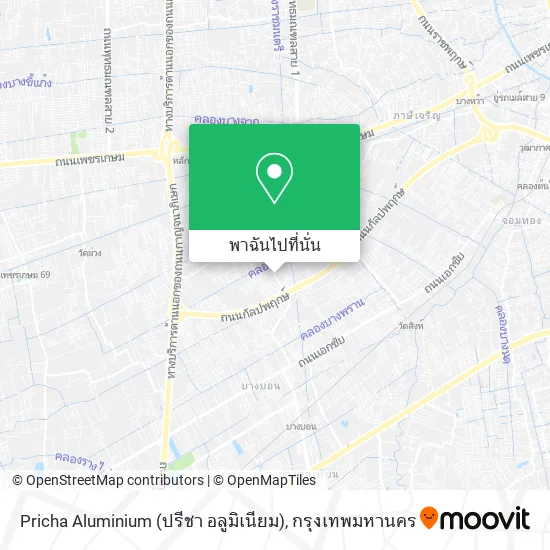 Pricha Aluminium (ปรีชา อลูมิเนียม) แผนที่