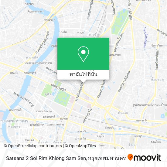 Satsana 2 Soi Rim Khlong Sam Sen แผนที่