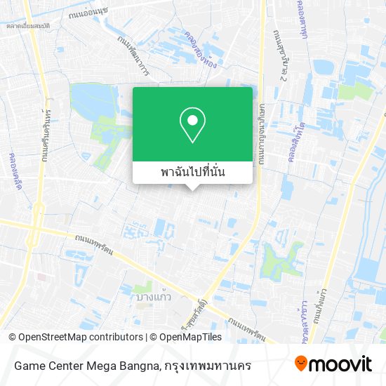 Game Center Mega Bangna แผนที่