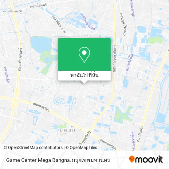 Game Center Mega Bangna แผนที่