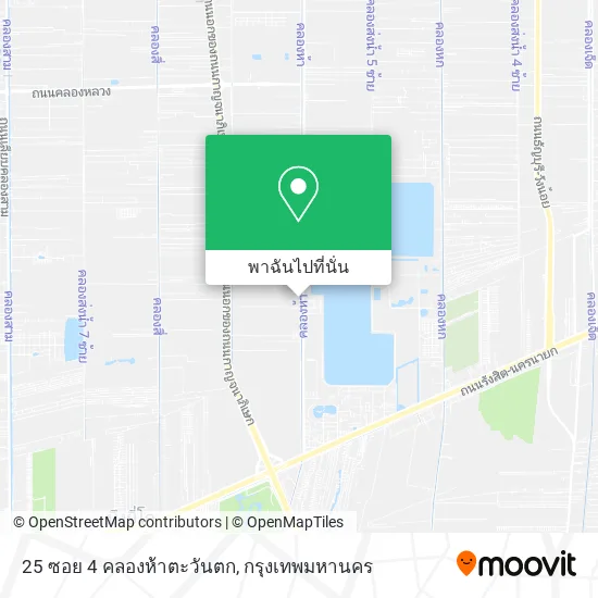 25 ซอย 4 คลองห้าตะวันตก แผนที่
