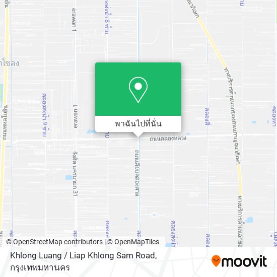 Khlong Luang / Liap Khlong Sam Road แผนที่