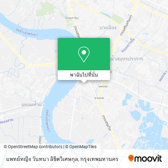 แพทย์หญิง วันทนา ลิขิตวิเศษกุล แผนที่