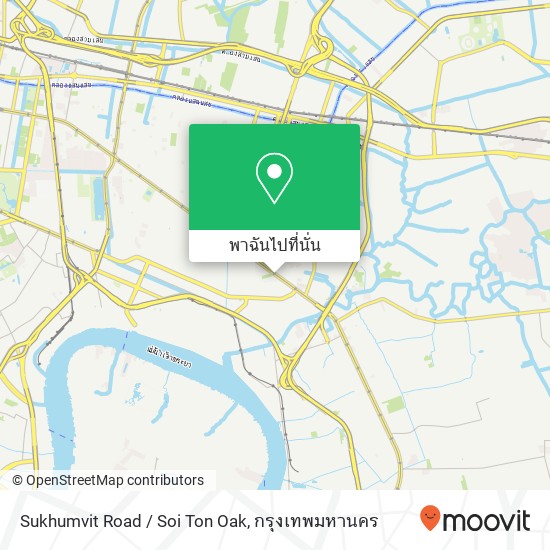 Sukhumvit Road / Soi Ton Oak แผนที่