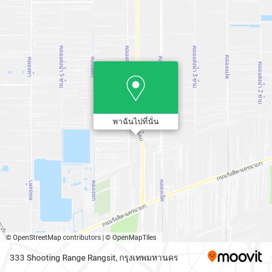 333 Shooting Range Rangsit แผนที่
