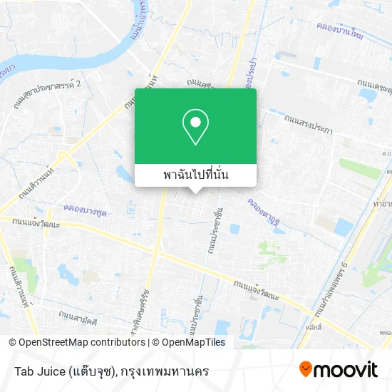 Tab Juice (แต๊บจุซ) แผนที่
