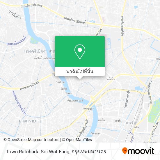 Town Ratchada Soi Wat Fang แผนที่