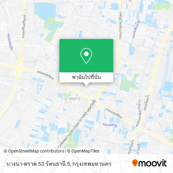 บางนา-ตราด 53 รัตนธานี 5 แผนที่
