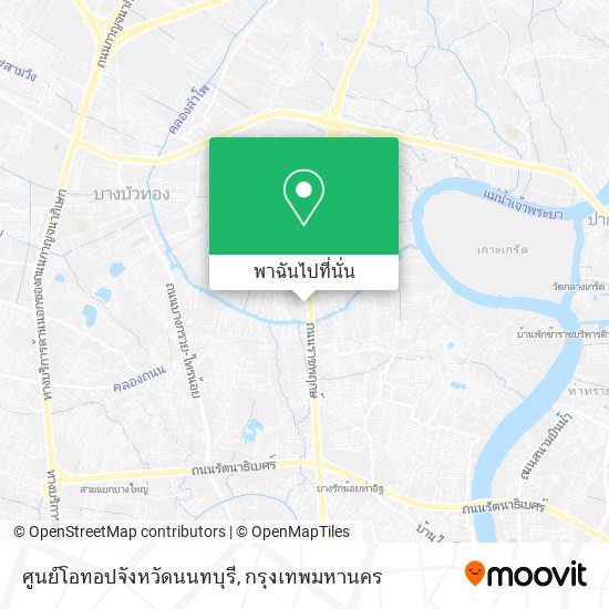 ศูนย์โอทอปจังหวัดนนทบุรี แผนที่