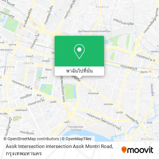 Asok Intersection intersection Asok Montri Road แผนที่