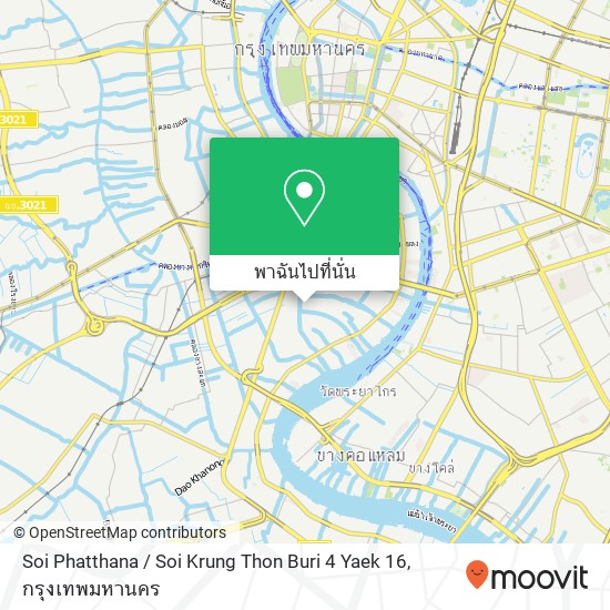 Soi Phatthana / Soi Krung Thon Buri 4 Yaek 16 แผนที่