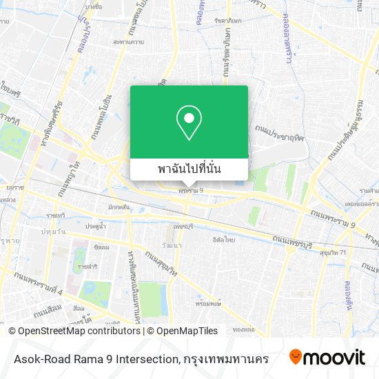 Asok-Road Rama 9 Intersection แผนที่