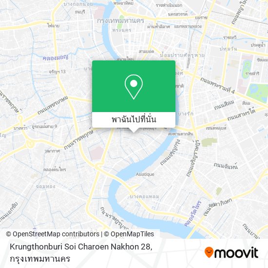 Krungthonburi Soi Charoen Nakhon 28 แผนที่