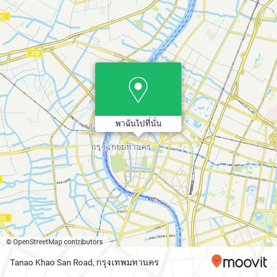 Tanao Khao San Road แผนที่