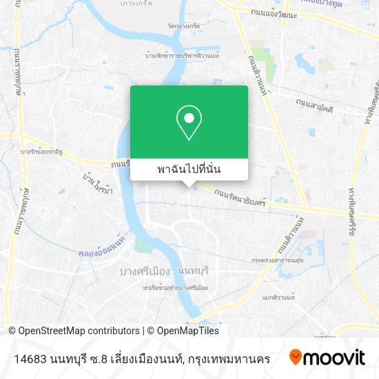14683 นนทบุรี ซ.8 เลี่ยงเมืองนนท์ แผนที่