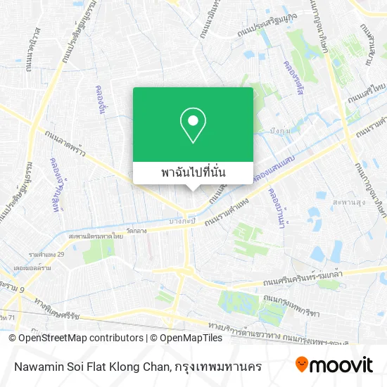 Nawamin Soi Flat Klong Chan แผนที่