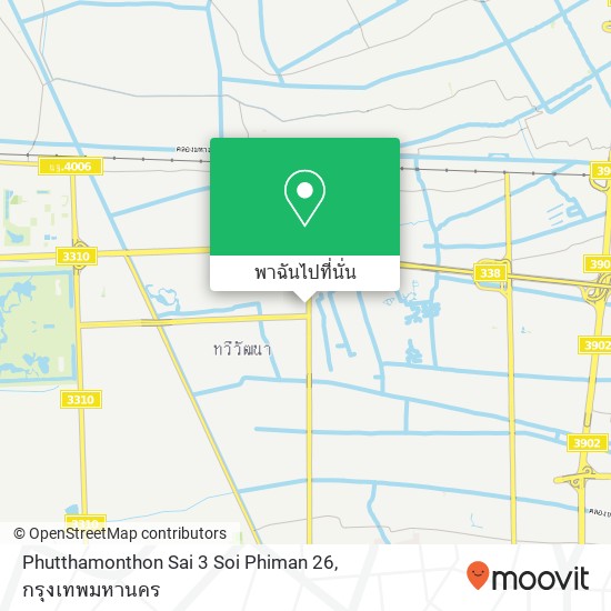 Phutthamonthon Sai 3 Soi Phiman 26 แผนที่