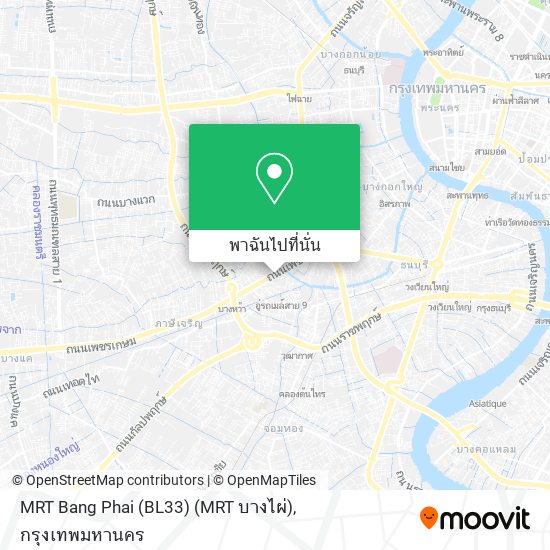 MRT Bang Phai (BL33) (MRT บางไผ่) แผนที่