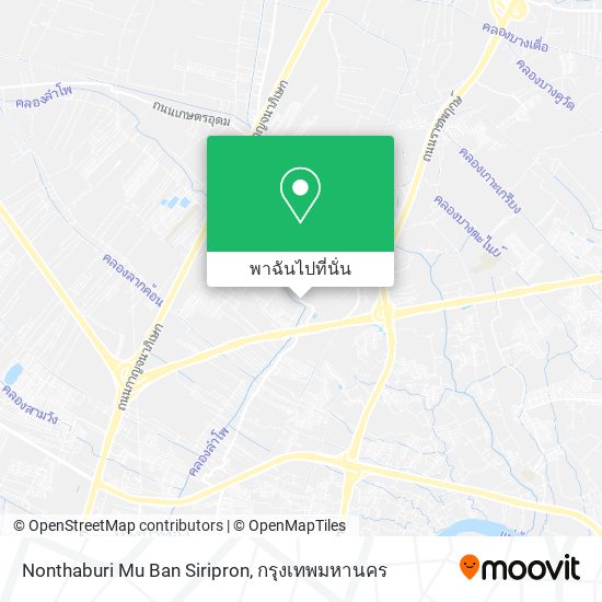 Nonthaburi Mu Ban Siripron แผนที่