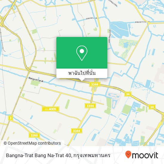 Bangna-Trat Bang Na-Trat 40 แผนที่