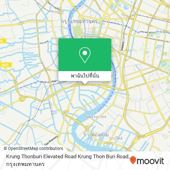 Krung Thonburi Elevated Road Krung Thon Buri Road แผนที่