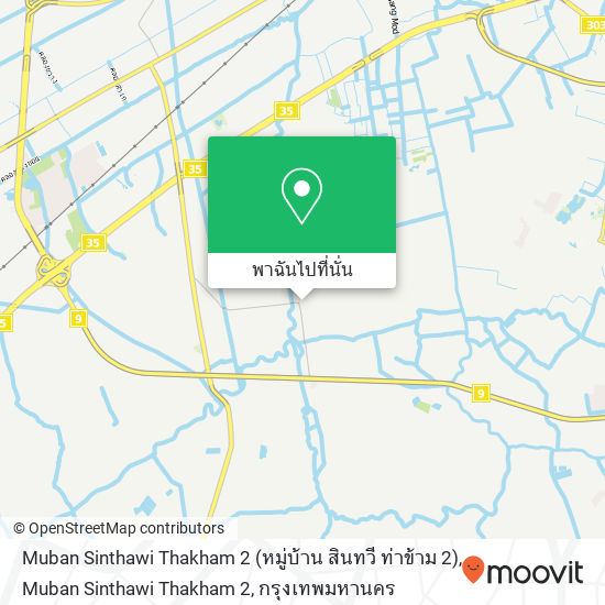 Muban Sinthawi Thakham 2 (หมู่บ้าน สินทวี ท่าข้าม 2), Muban Sinthawi Thakham 2 แผนที่