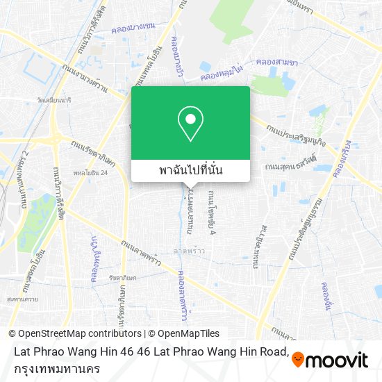 Lat Phrao Wang Hin 46 46 Lat Phrao Wang Hin Road แผนที่