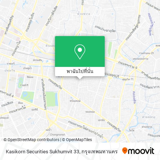 Kasikorn Securities Sukhumvit 33 แผนที่