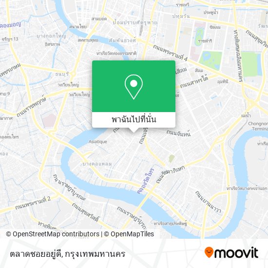 ตลาดซอยอยู่ดี แผนที่