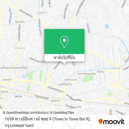 1659 ทาวน์อินทาวน์ ซอย 9 (Town In Town Soi 9) แผนที่