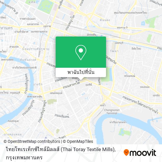 ไทยโทเรเท็กซ์ไทล์มิลลส์ (Thai Toray Textile Mills) แผนที่