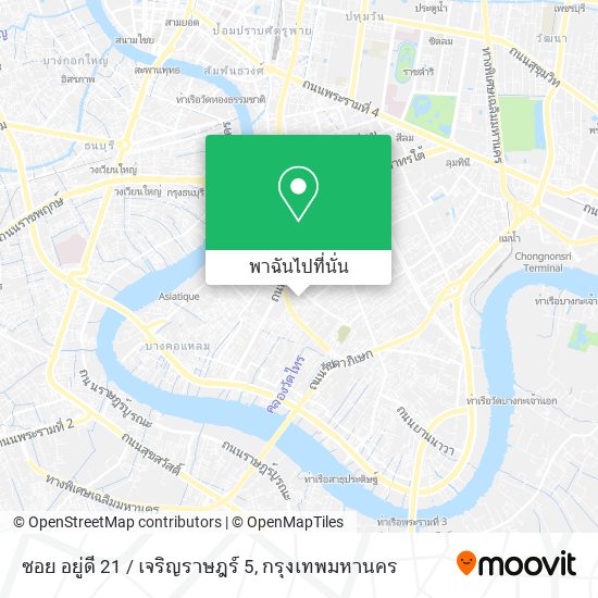 ซอย อยู่ดี 21 / เจริญราษฎร์ 5 แผนที่