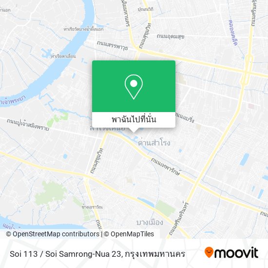 Soi 113 / Soi Samrong-Nua 23 แผนที่