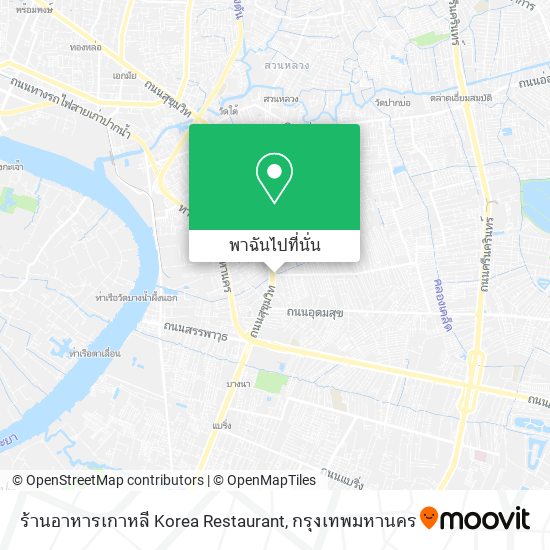 ร้านอาหารเกาหลี Korea Restaurant แผนที่