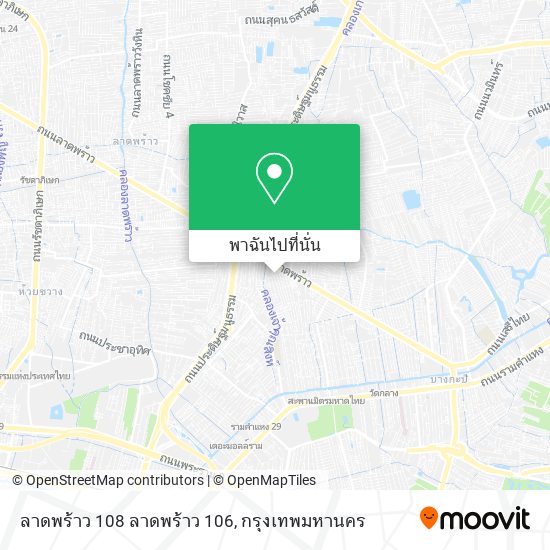 ลาดพร้าว 108 ลาดพร้าว 106 แผนที่