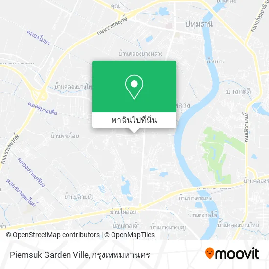 Piemsuk Garden Ville แผนที่