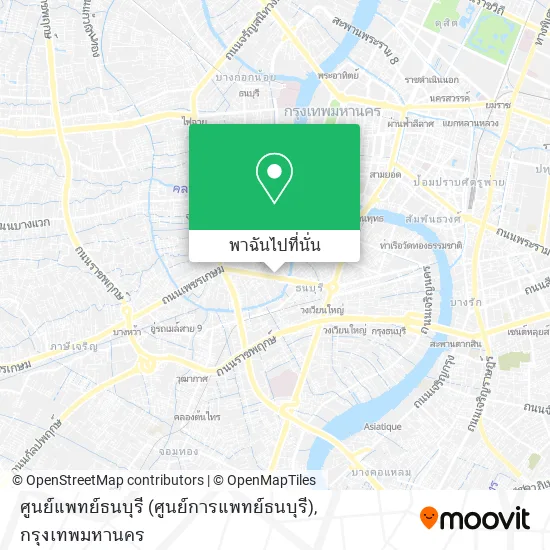 ศูนย์แพทย์ธนบุรี (ศูนย์การแพทย์ธนบุรี) แผนที่
