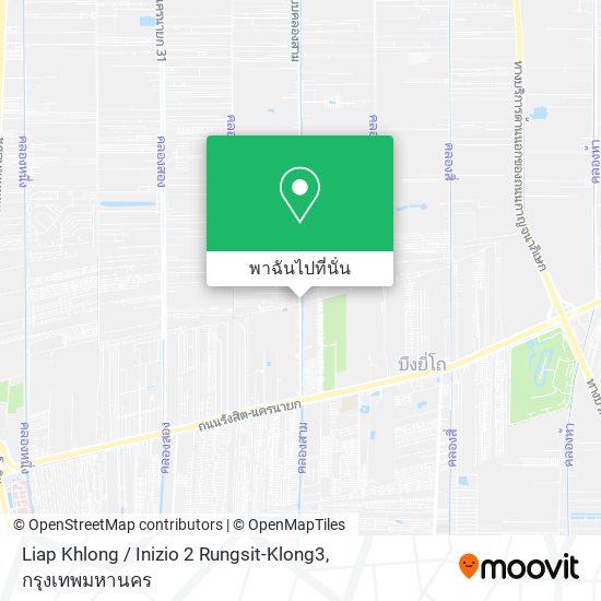 Liap Khlong / Inizio 2 Rungsit-Klong3 แผนที่