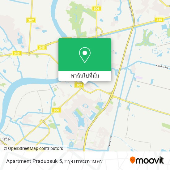 Apartment Pradubsuk 5 แผนที่