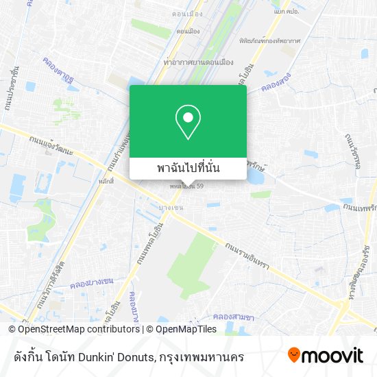 ดังกิ้น โดนัท Dunkin' Donuts แผนที่