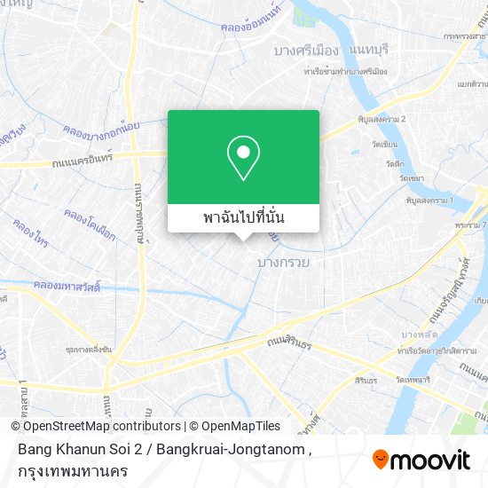 Bang Khanun Soi 2 / Bangkruai-Jongtanom แผนที่