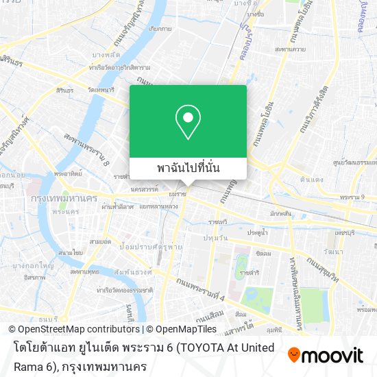 โตโยต้าแอท ยูไนเต็ด พระราม 6 (TOYOTA At United Rama 6) แผนที่